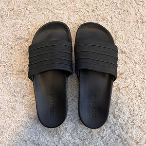 Black Adidas Slides Women’s Size 7